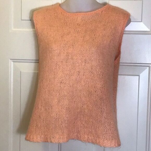 Handmade Knit Women Vest Sweater Size Approximately M - Picture 2 of 6